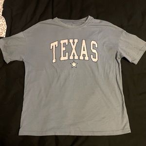 Blue & white texas shirt